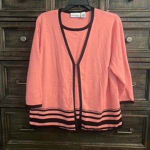 croft & barrow long sleeve blouse/sweater